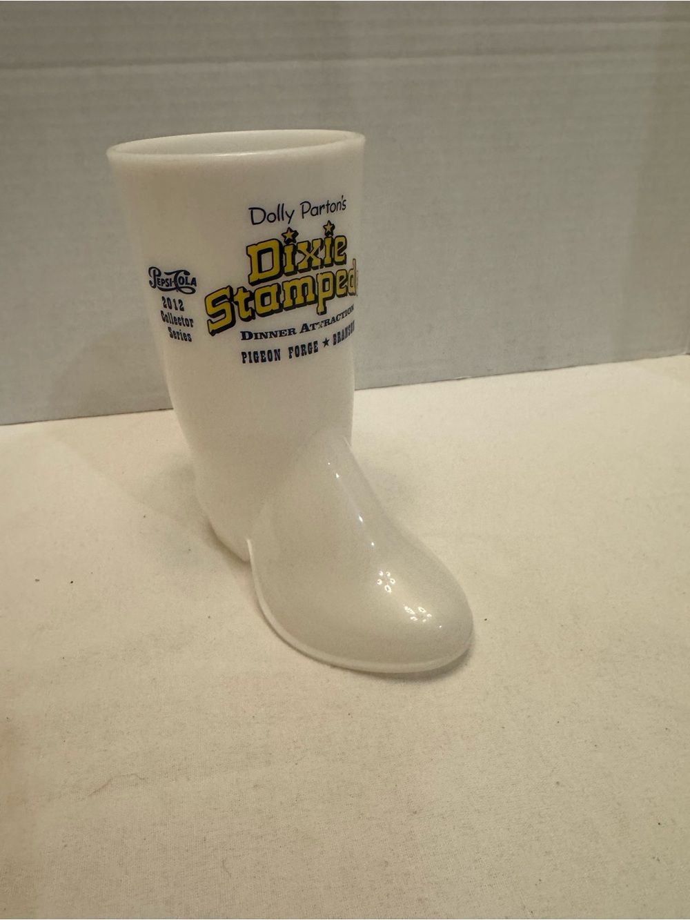 Dolly Parton Dixie Stampede White Boot Mug